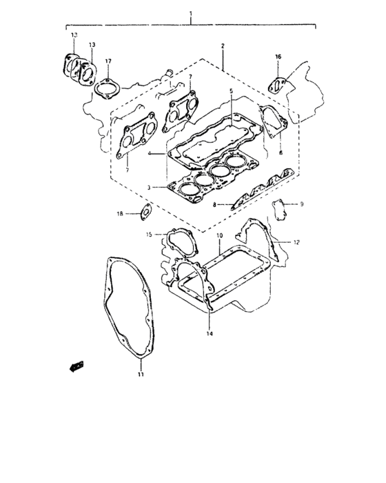 Engine gaskets