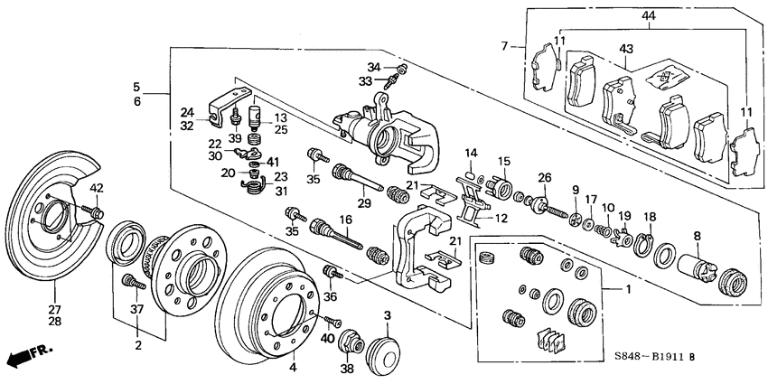 Rear brake