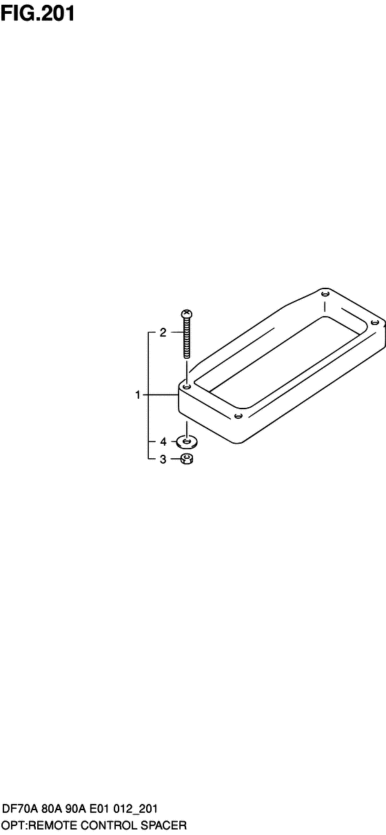Opt:remote control spacer