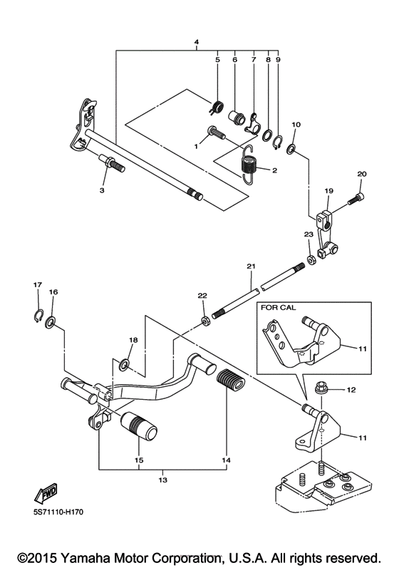 Shift shaft