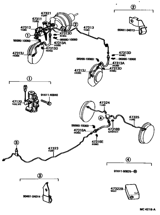 Brake Tube & Clamp