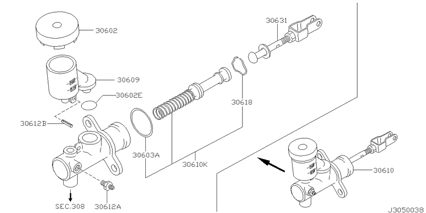 Clutch master cylinder