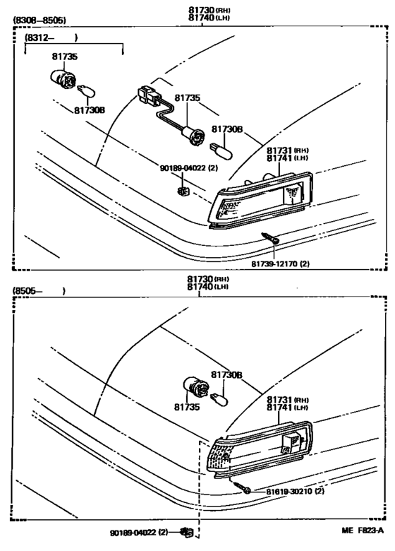 Side Turn Signal Lamp & Outer Mirror Lamp