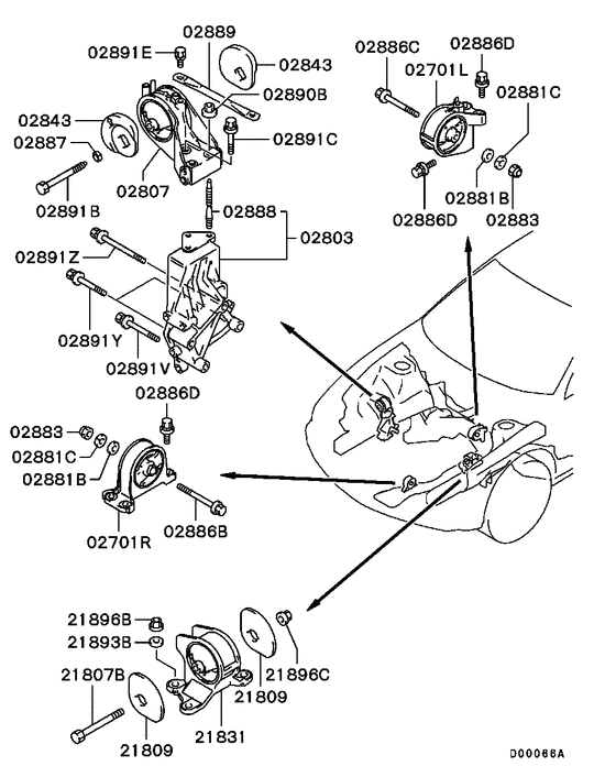 Engine mounting & support