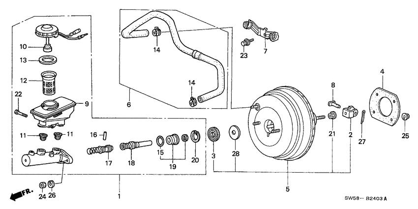 Brake master cylinder