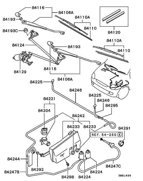Windshield wiper & washer