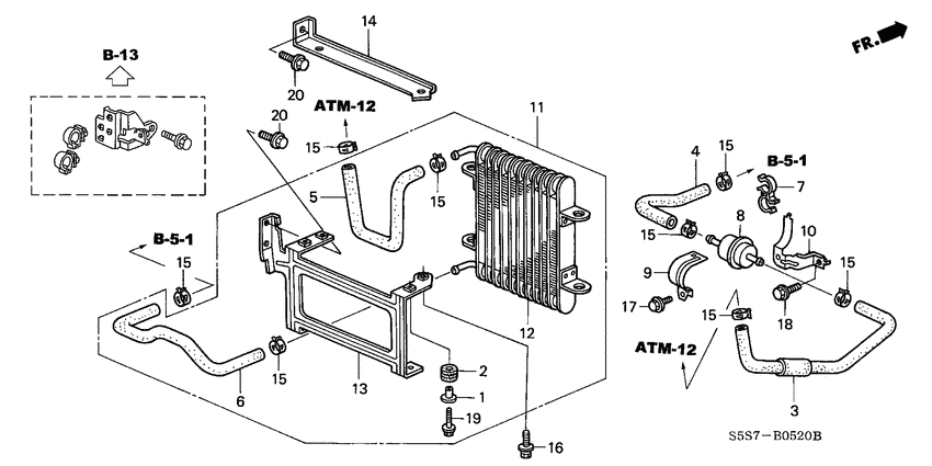 Atf cooler