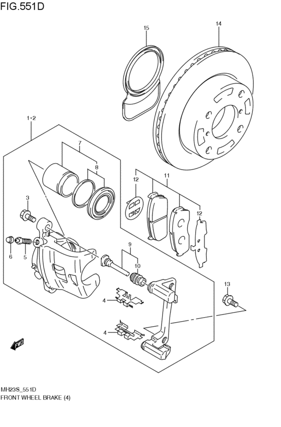 front wheel brakes
