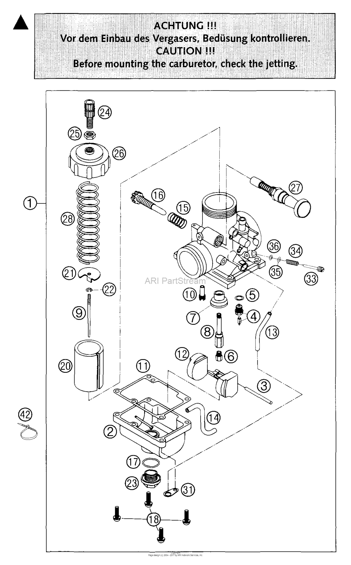 Carburetor Mikuni Vm24