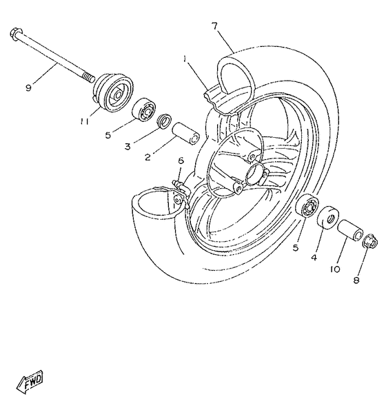 Front wheel