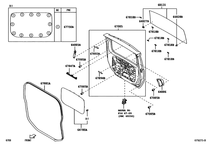 Back Door Panel & Glass