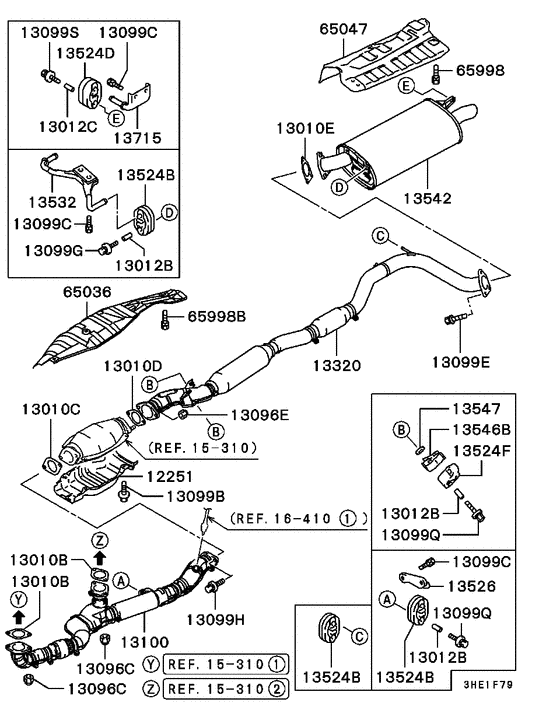 Exhaust pipe & muffler