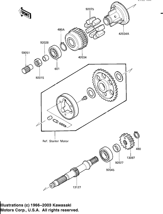 Secondary shaft