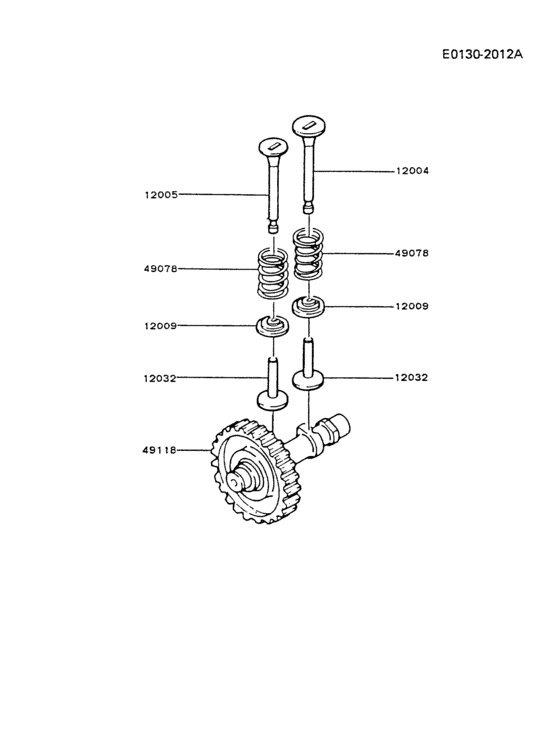 Valve/camshaft