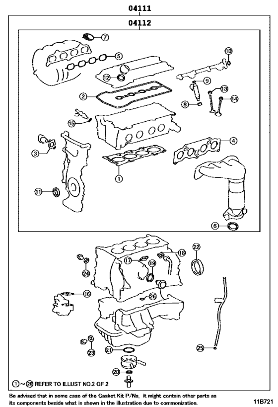 Engine Overhaul Gasket Kit