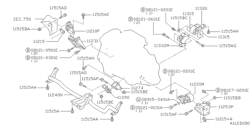 Engine & transmission   mounting