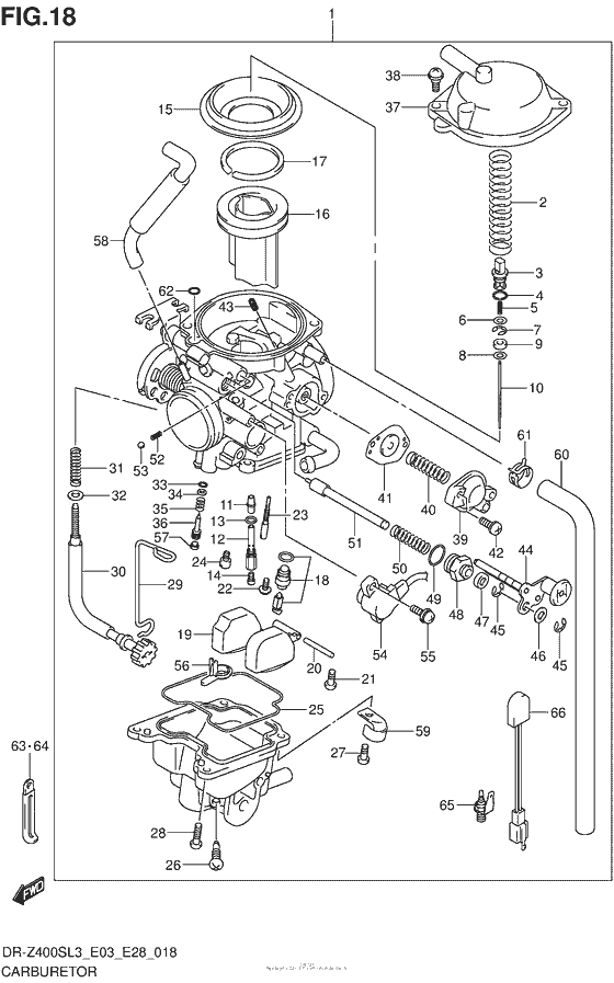 Carburetor (Dr-Z400Sl3 E33)