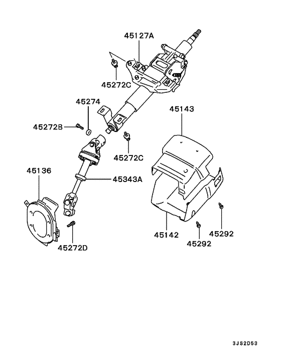 Steering column & cover
