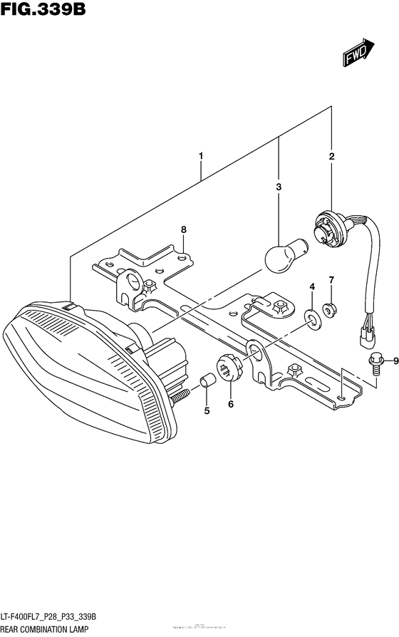 Rear Combination Lamp (Lt-F400Fl7 P33)