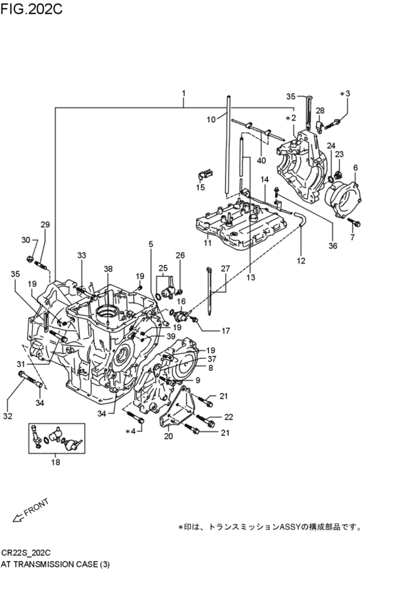 at - transmission case