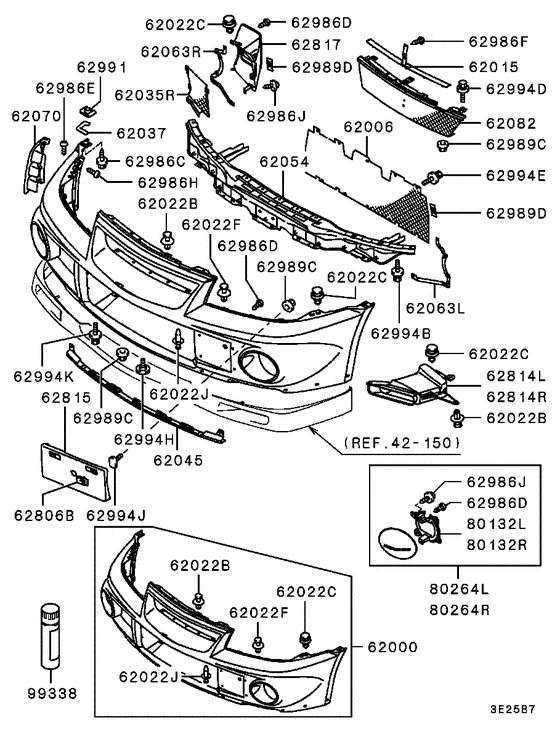 Front bumper & support