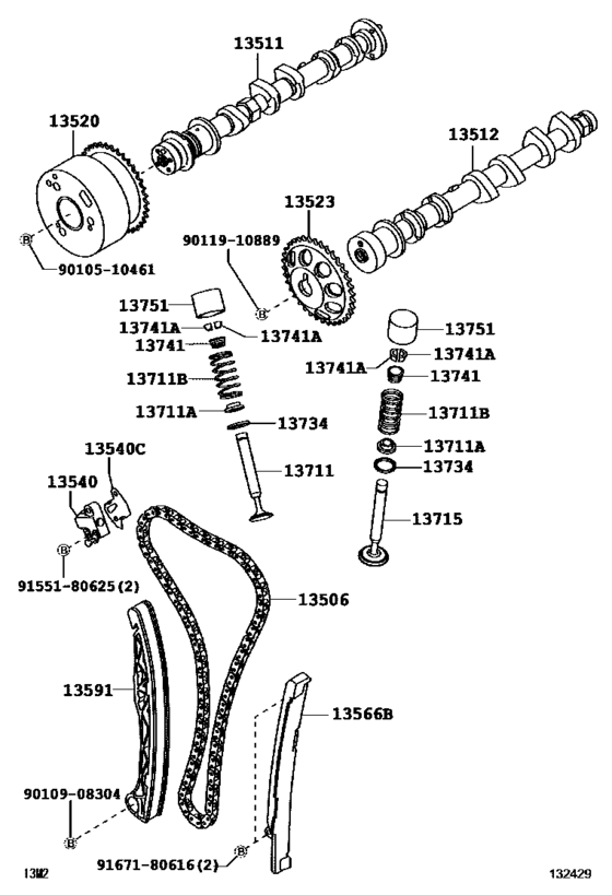 Camshaft & Valve