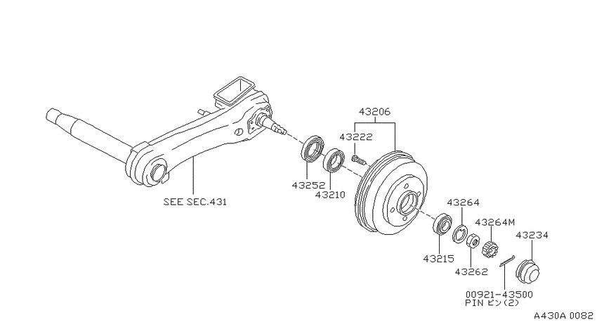 Rear axle
