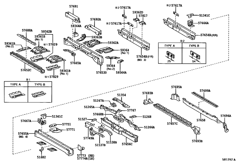 Rear Floor Panel & Rear Floor Member