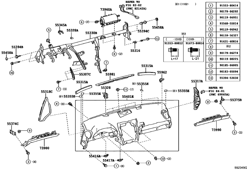 Instrument Panel & Glove Compartment