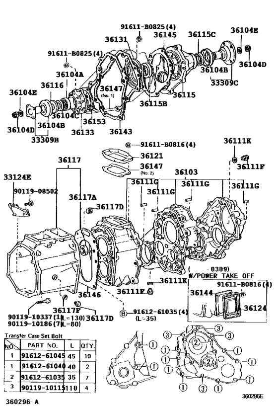 Transfer Case & Extension Housing
