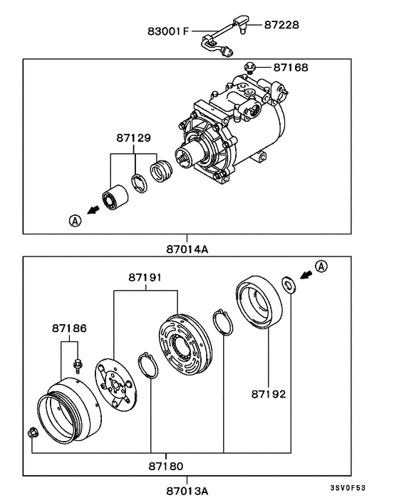 A/c condenser, piping