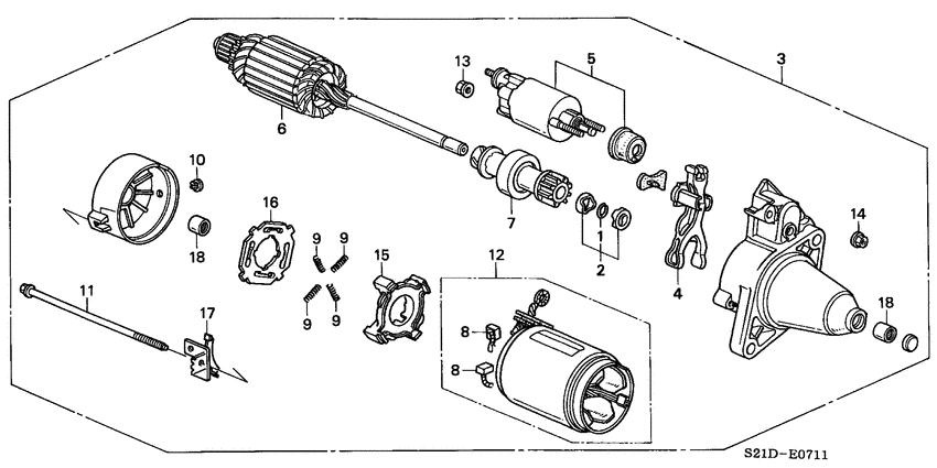 Starter motor