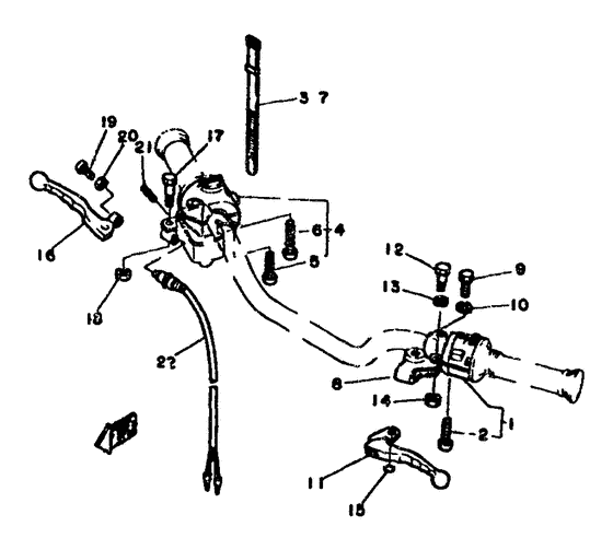 Handle switch & lever