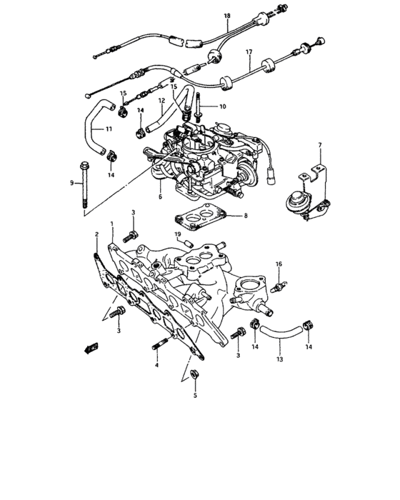 Intake manifold and carburetor