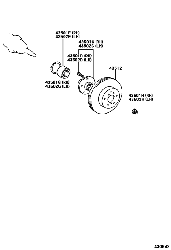Front Axle Hub
