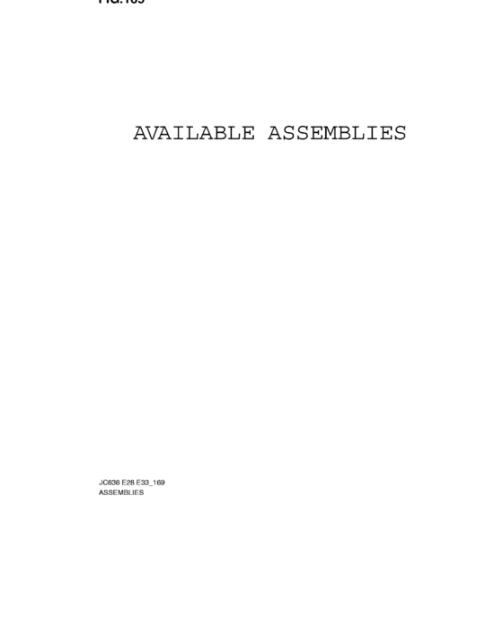 Available assemblies