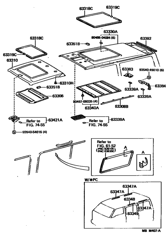 Roof Headlining & Silencer Pad