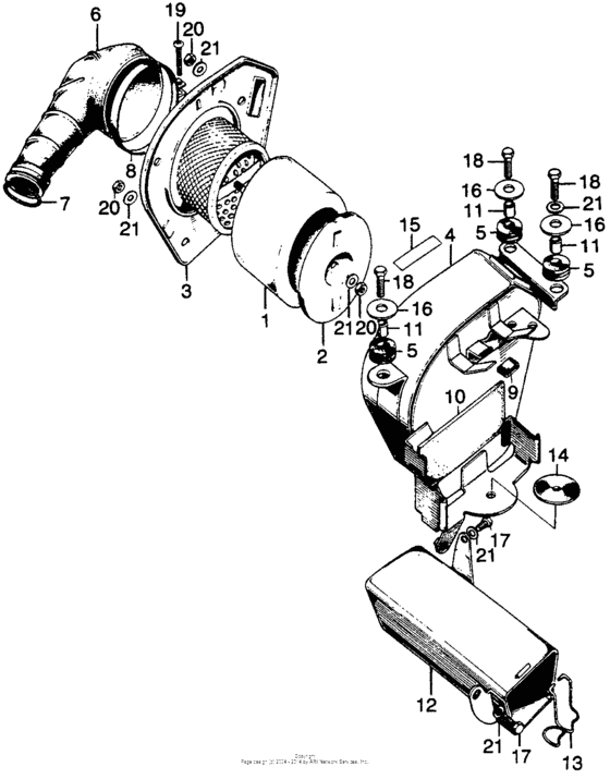 Air cleaner + tool box