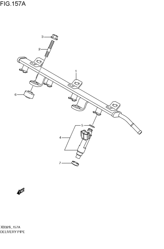 delivery pipe / fuel injector