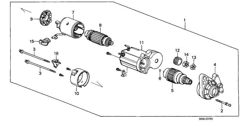 Starter motor