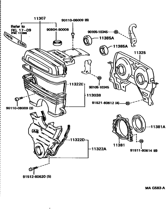 Timing Gear Cover & Rear End Plate