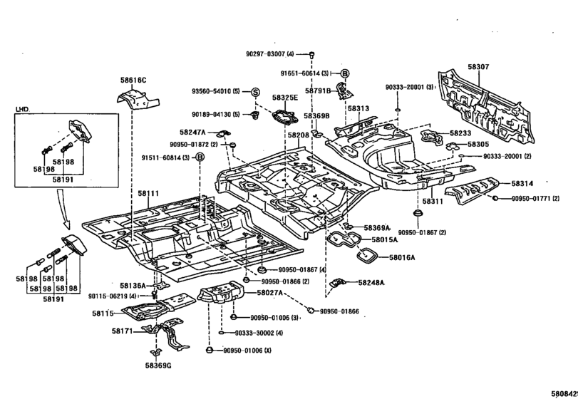 Floor Pan & Lower Back Panel