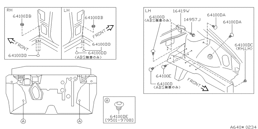 Hood ledge & fitting