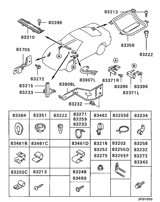 Wiring & attaching parts