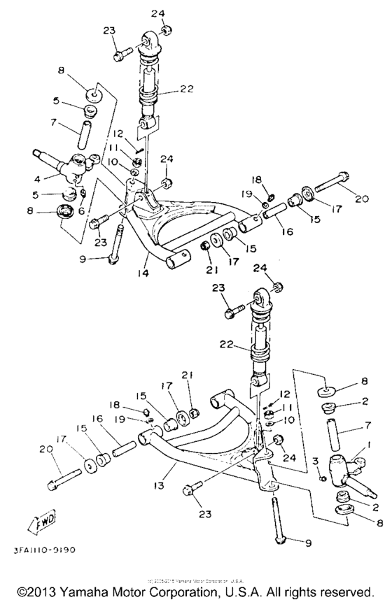Front suspension - wheel