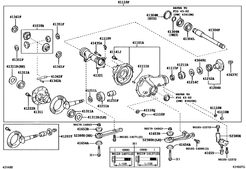 Front Axle Housing & Differential