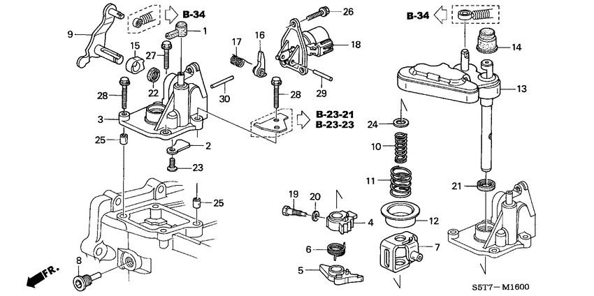Shift arm/shift lever