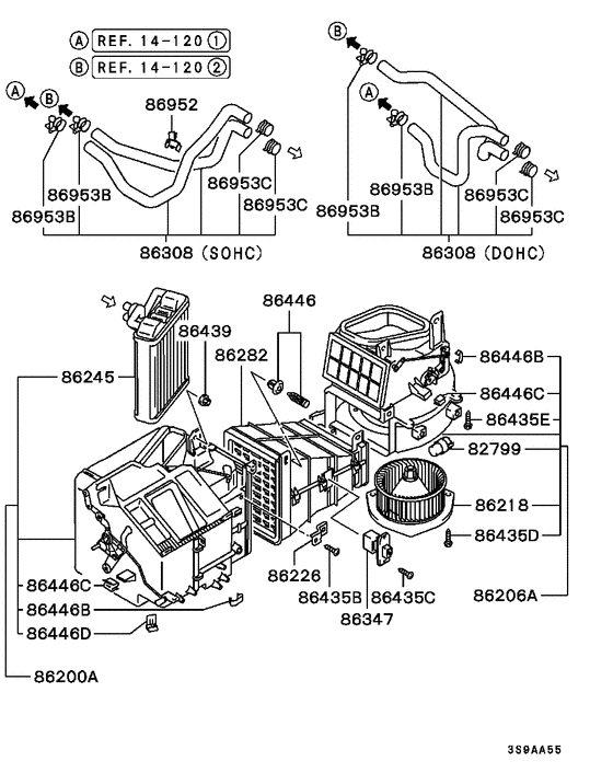 Heater unit & piping