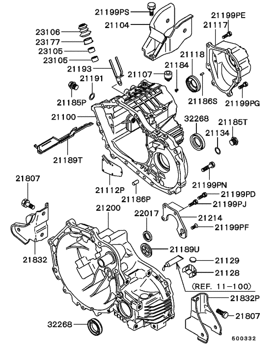M/t case
