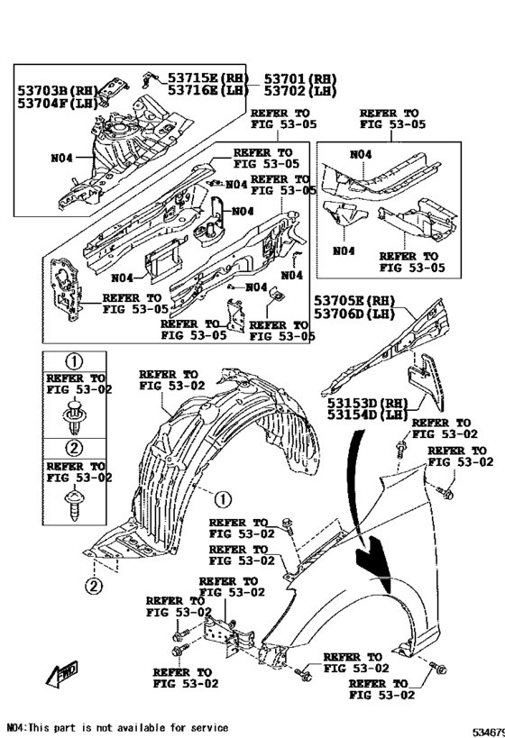 Front Fender Apron & Dash Panel